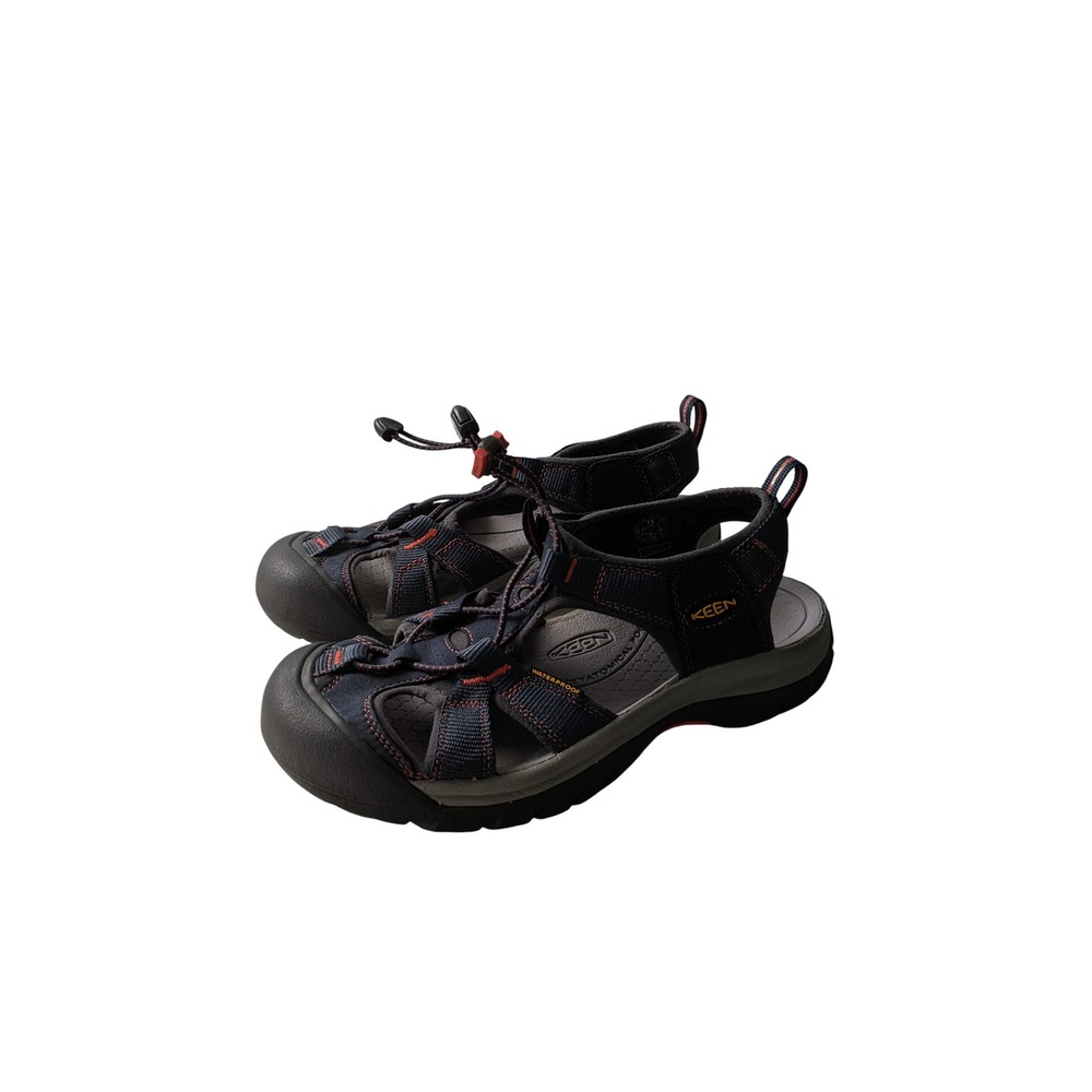 Keen Newport H2 Navy Red Waterproof Sport Sandals Womens 8.5